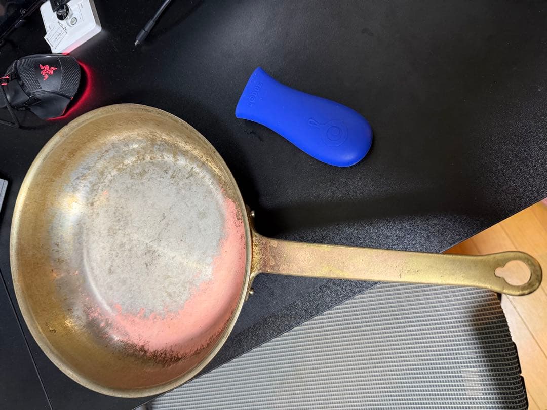 新光金属WARE 銅フライパン 直径約26cm