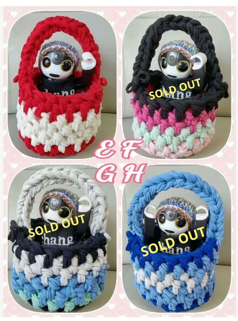 ｉ.ワンハンドルタイプ １点 レッド×ピンクベージュ 丸型(深め)