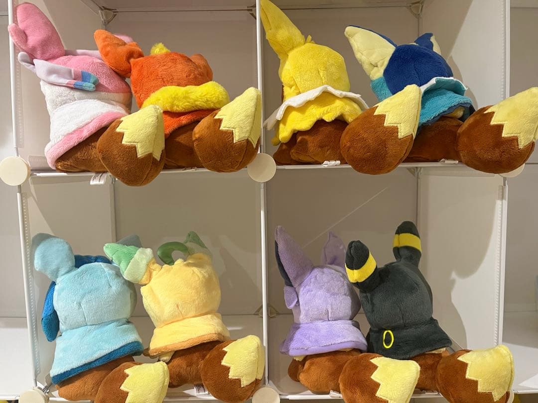 匿名発送❗　イーブイ　ポンチョ　ぬいぐるみ　8体セット