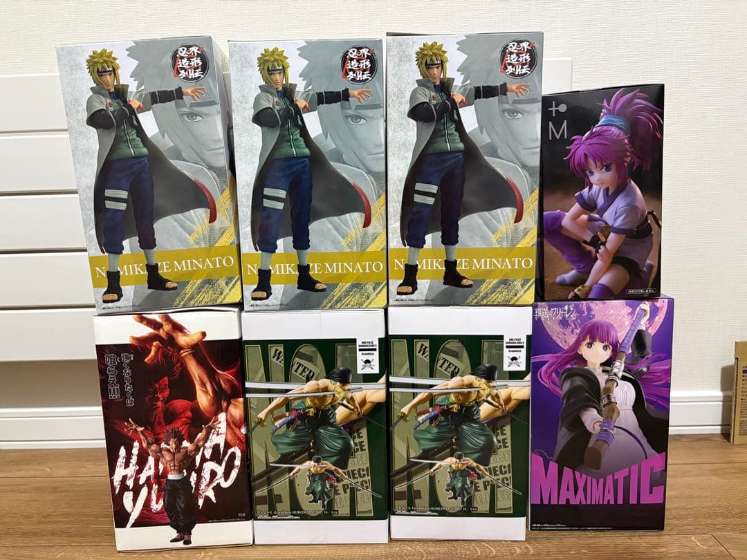 ワンピース　ゾロ　NARUTO 波風ミナト　HUNTER×HUNTER マチ
