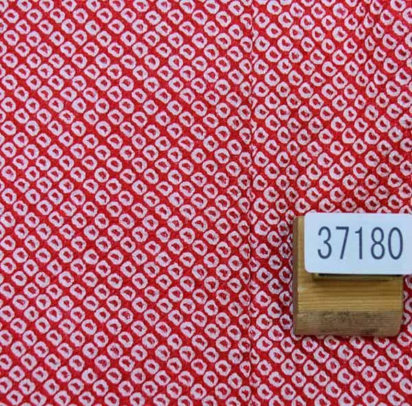 七五三 三歳 女児 正絹 総絞り 被布コート 単品 日本製 赤地 NO37180