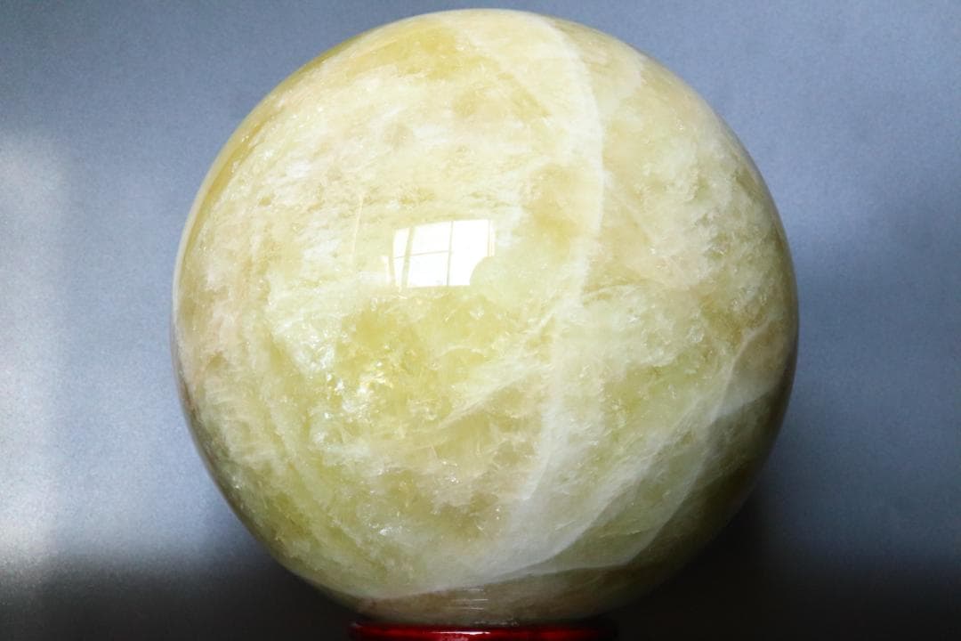 【本物保証】虹入り シトリン 水晶 丸玉 スフィア 9.3kg パワーストーン