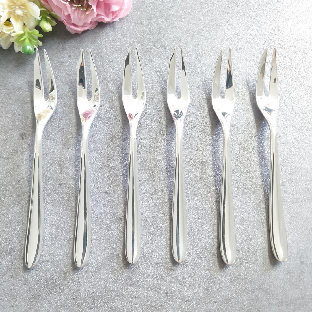 極希少 極美品 クリストフル MOOD ムード ケーキ カクテル フォーク 6点