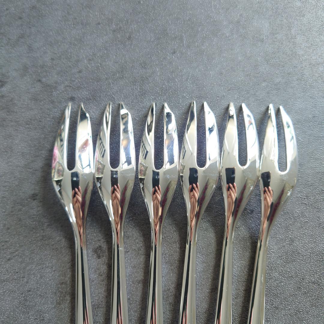 極希少 極美品 クリストフル MOOD ムード ケーキ カクテル フォーク 6点