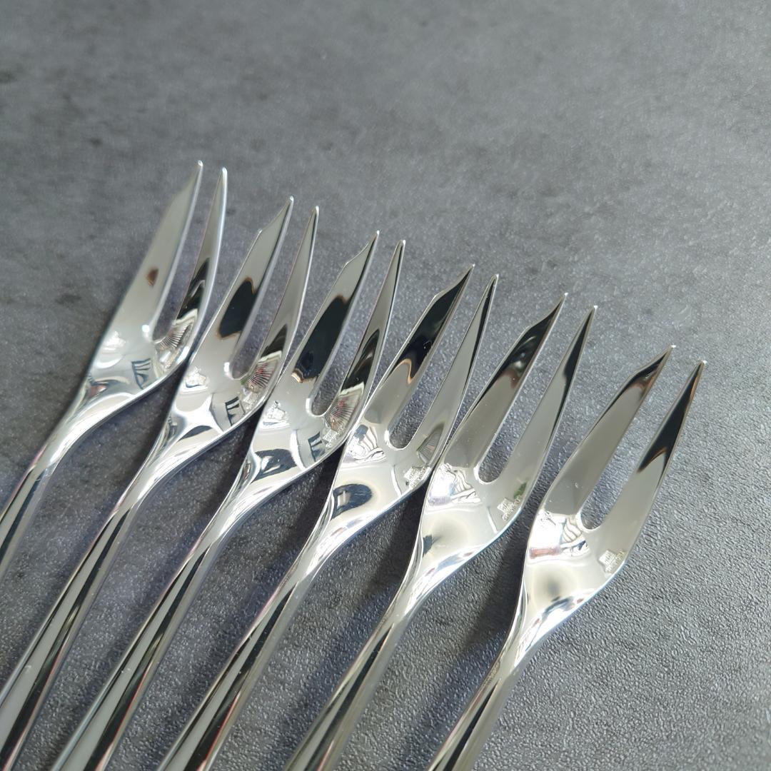 極希少 極美品 クリストフル MOOD ムード ケーキ カクテル フォーク 6点
