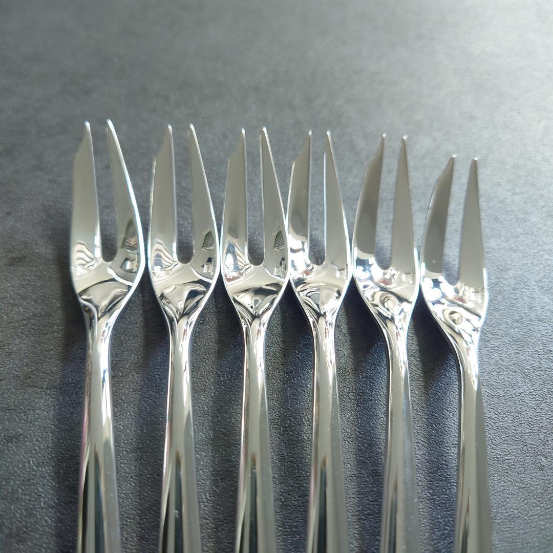 極希少 極美品 クリストフル MOOD ムード ケーキ カクテル フォーク 6点