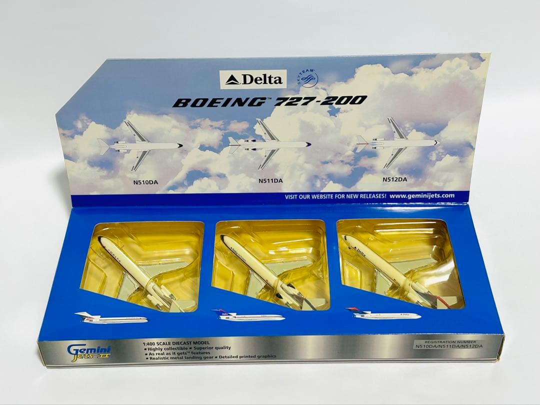 Gemini 1/400 B727-200 デルタ航空 3機セット限定版 - メルカリ