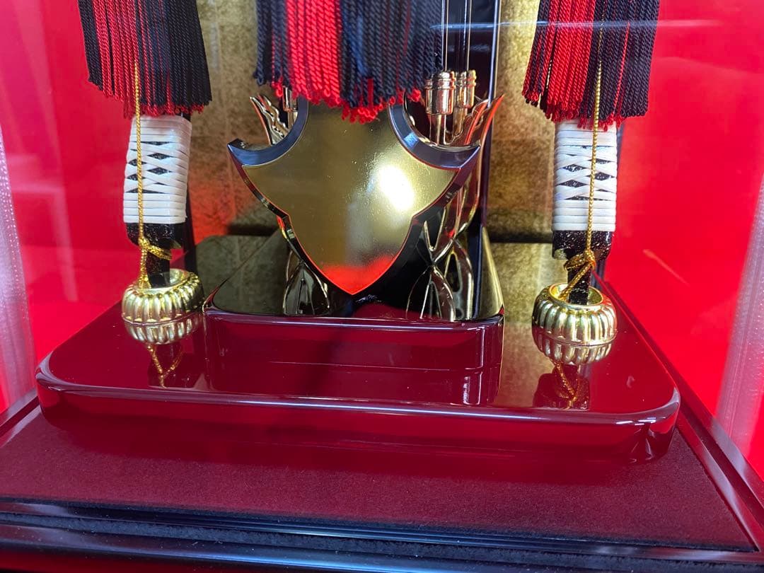 破魔弓　ガラスケース１５号・間口約２６×奥行約２３×高さ約５３㎝