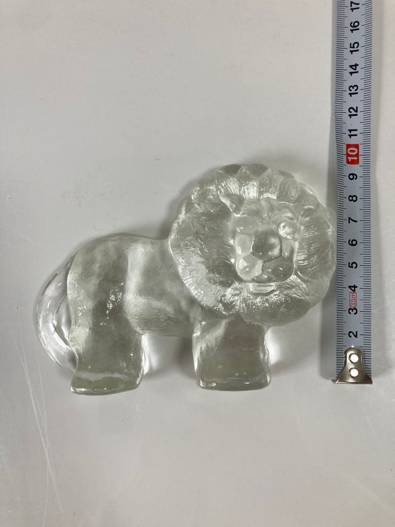 北欧　Kosta boda コスタボダ ライオン　動物園　ガラス　置物