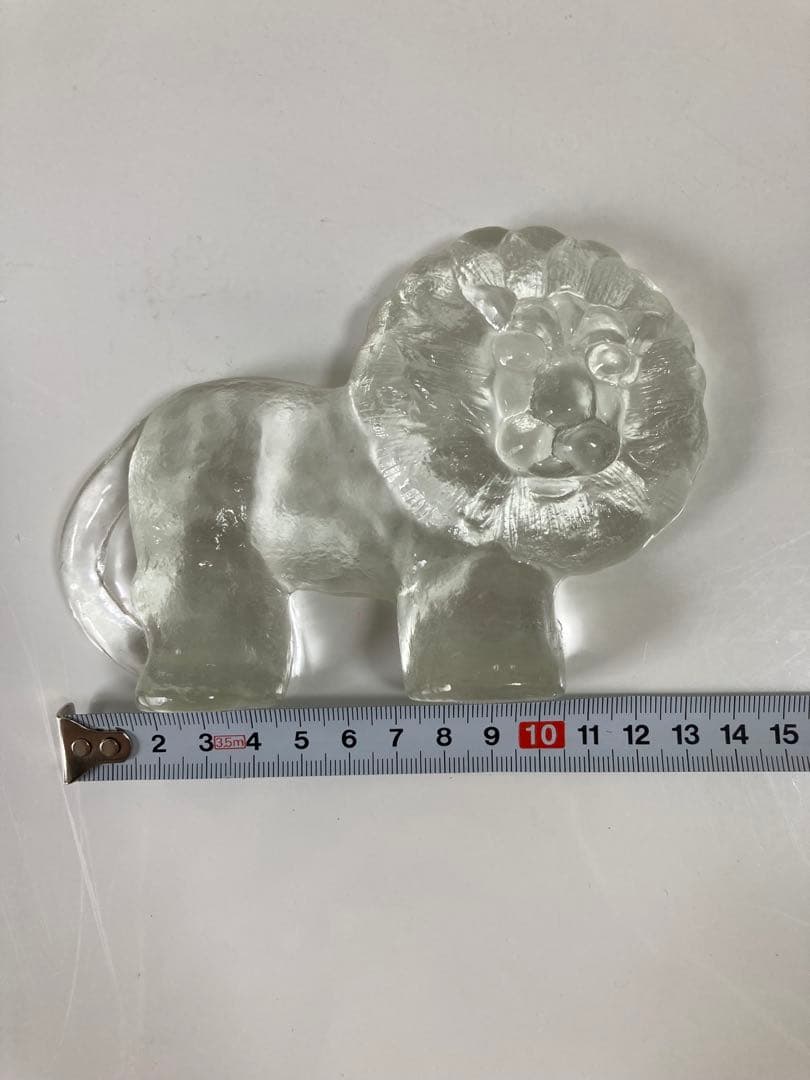 北欧　Kosta boda コスタボダ ライオン　動物園　ガラス　置物