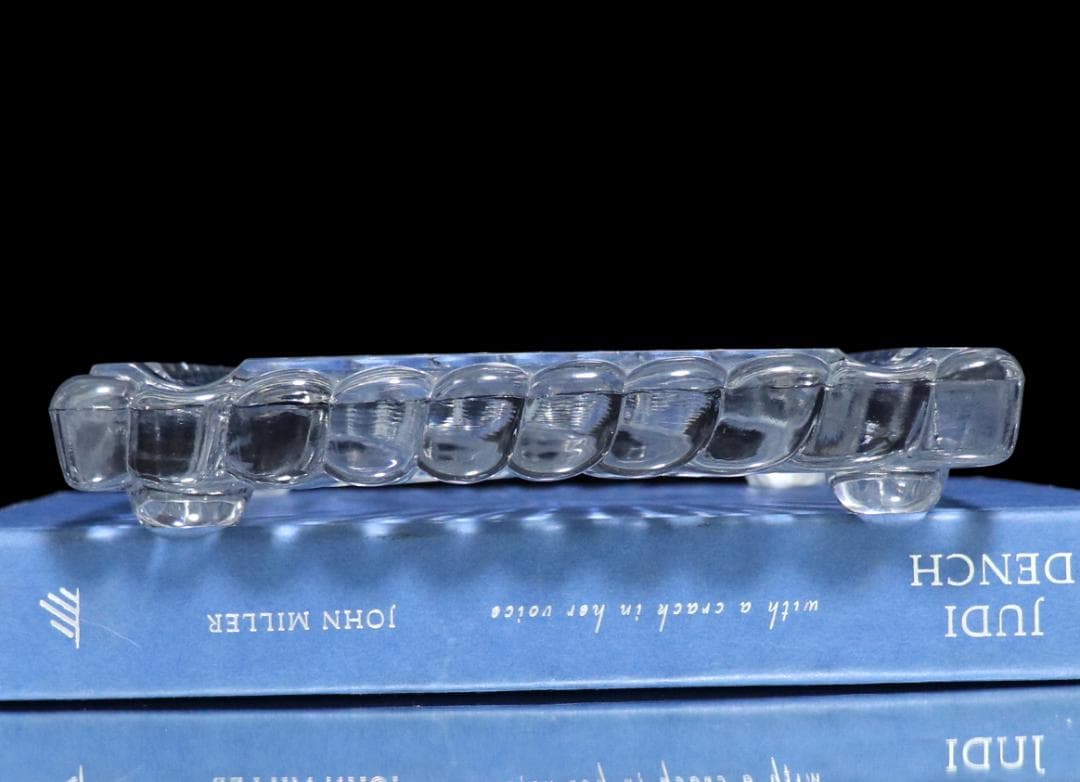 オールド・バカラ珍品 バンブー センターピース 1.8kg ギャルドナップ 灰皿