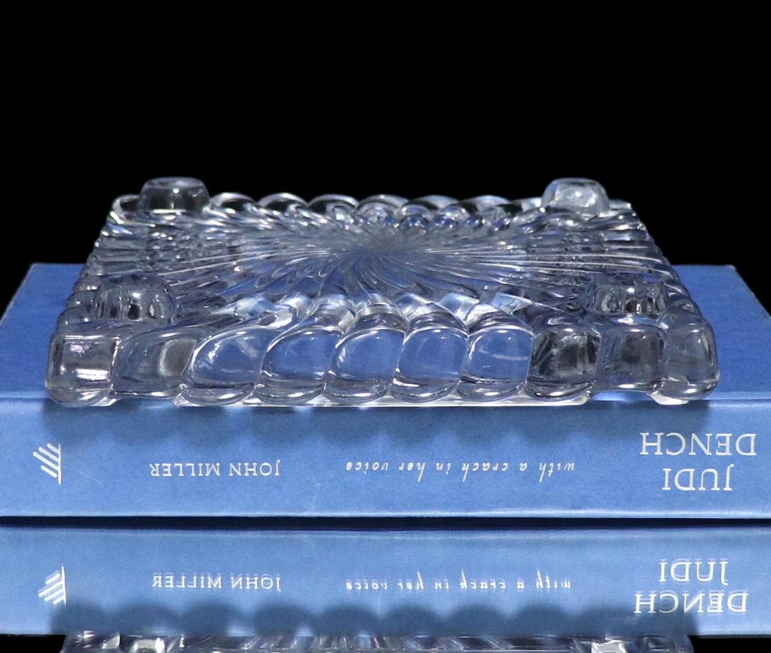 オールド・バカラ珍品 バンブー センターピース 1.8kg ギャルドナップ 灰皿