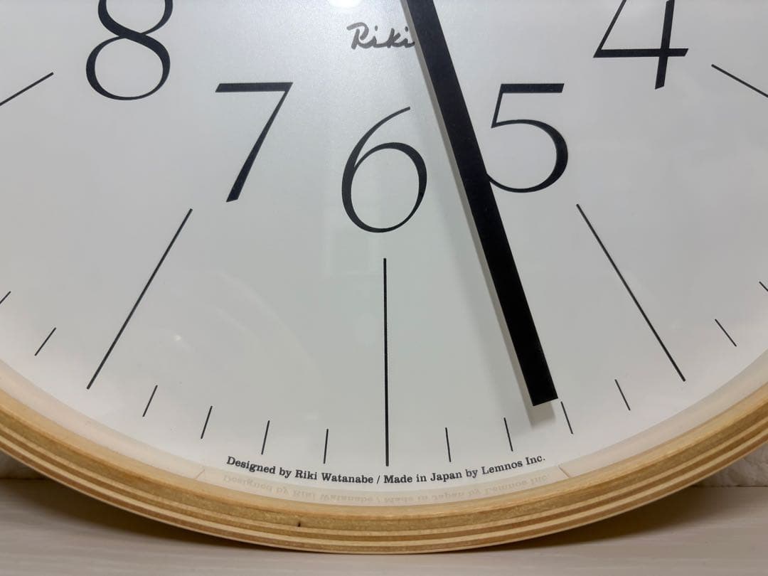 Lemnos レムノス RIKI CLOCK（リキ クロック）細字 サイズ大