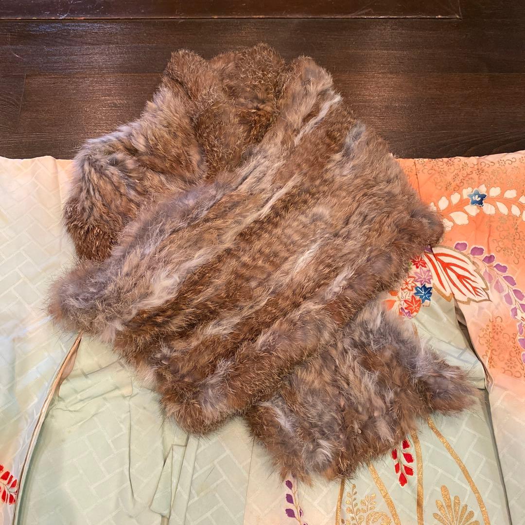 アンティーク 子供 着物 七五三 フルセット 五歳〜七歳 桐の花 正絹 ショール