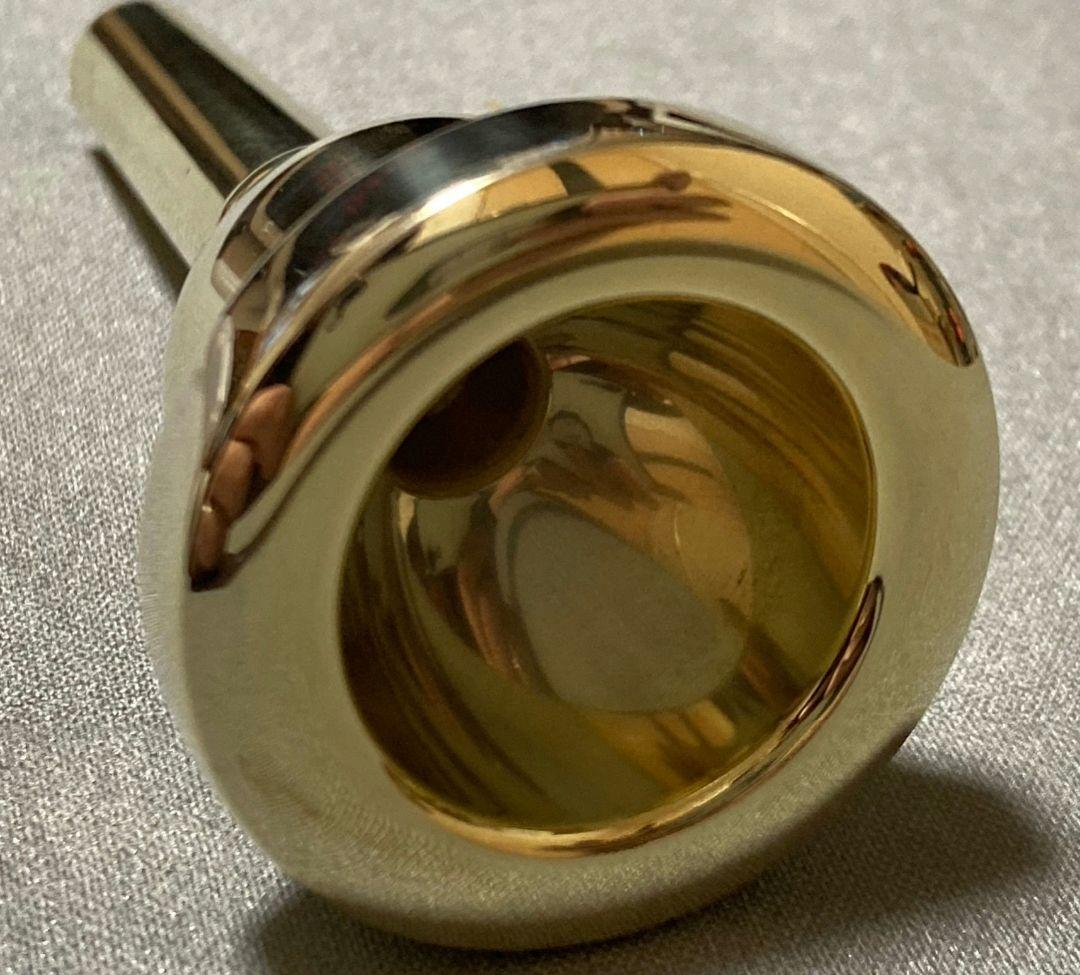 シルキー SCHILKE 47C4 メッキ トロンボーン マウスピース 中細管