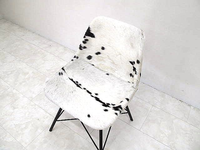 スペイン ムエブレス マリエタ ハラコ張りチェア サイドチェア - メルカリ