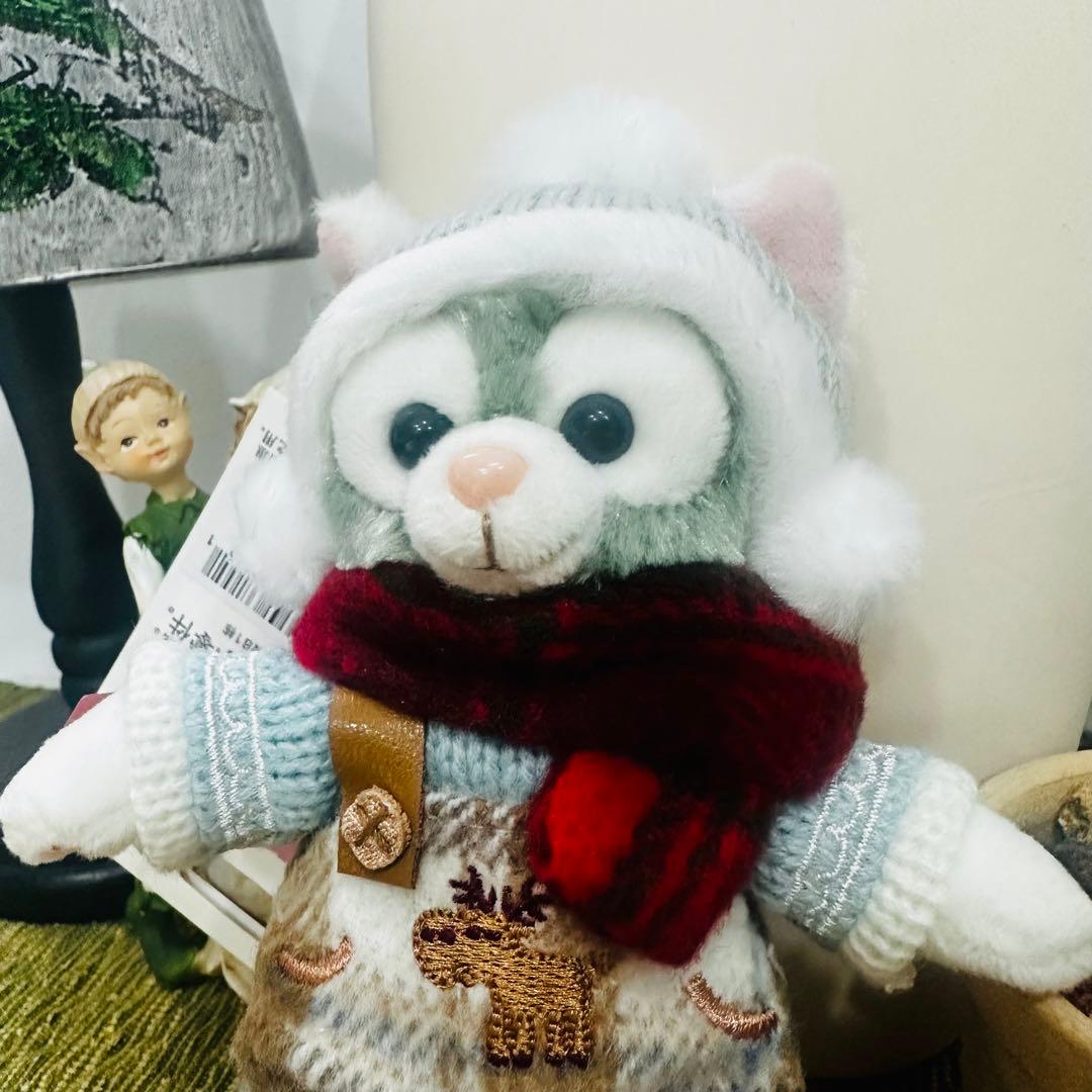 顔厳選 限定 上海ディズニー ジェラトーニ クリスマス ぬいぐるみ キー