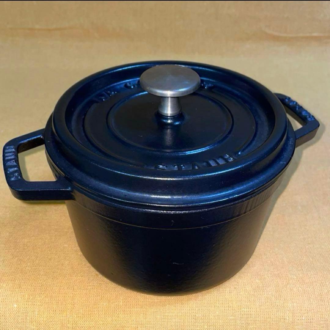 早い者勝ち‼️ 超美品 ストウブ ココット16cm 1.4ℓ 旧型 深型 鉄鍋