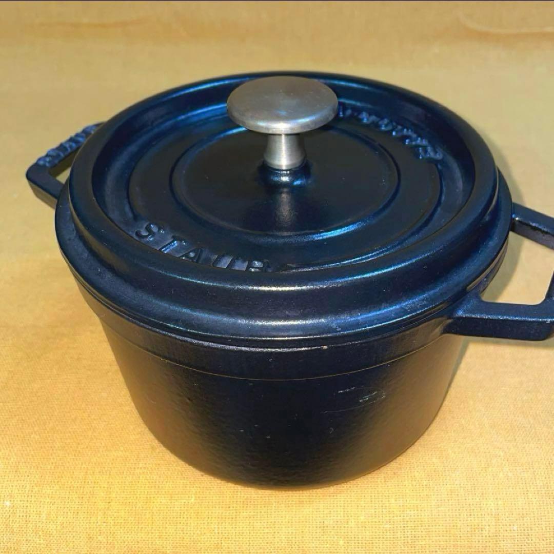早い者勝ち‼️ 超美品 ストウブ ココット16cm 1.4ℓ 旧型 深型 鉄鍋