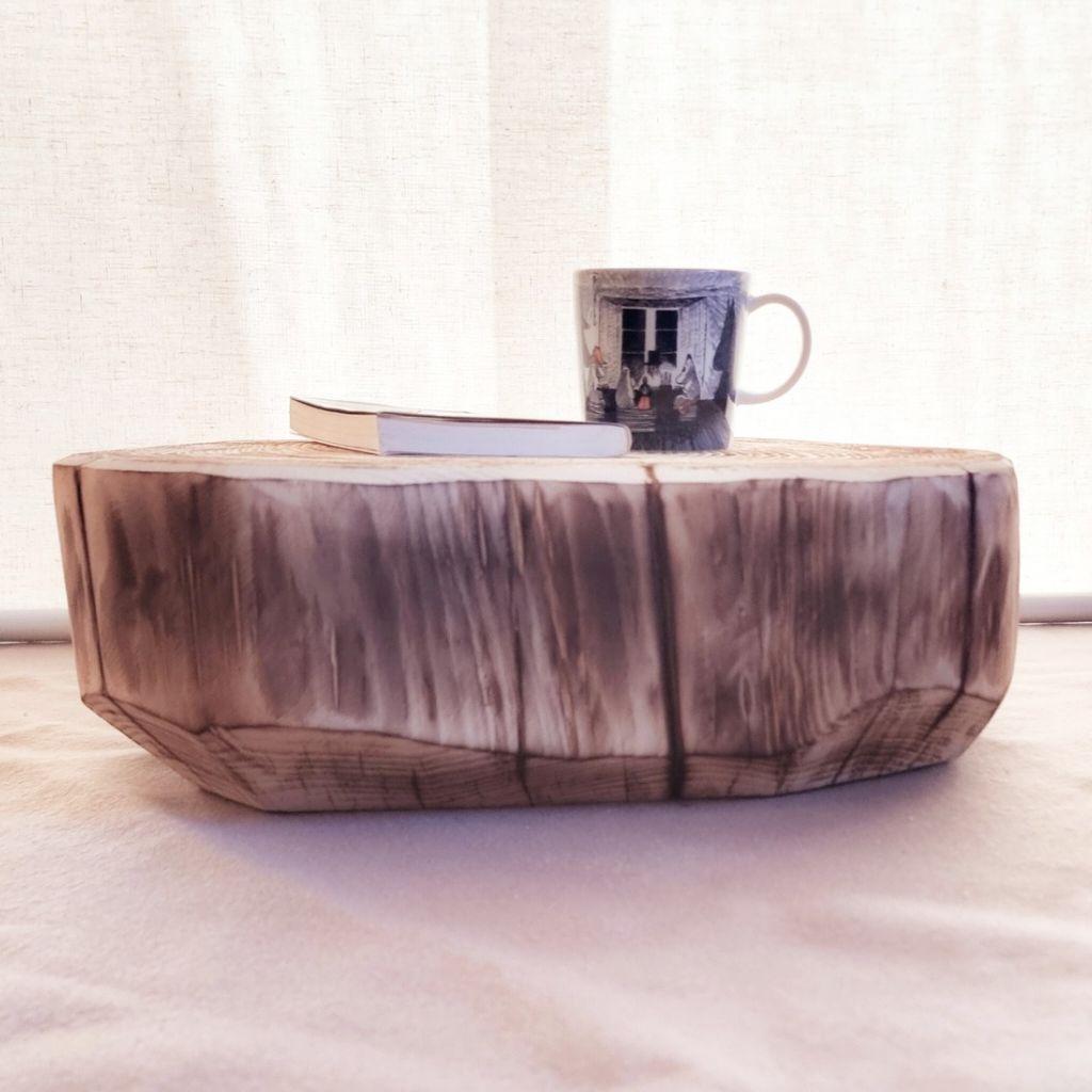 【セール品】天然アロマ 東濃ひのき テーブル 無垢無塗装 オーガニック 炙り