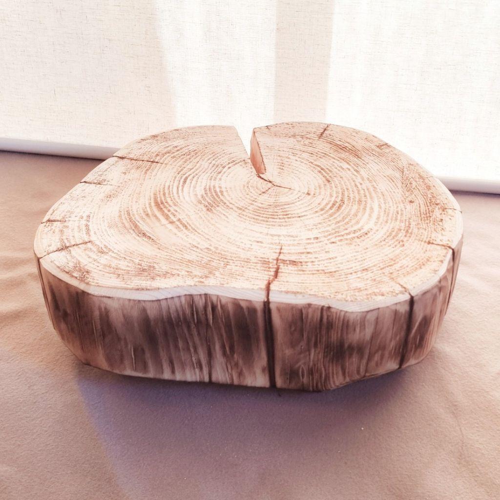 【セール品】天然アロマ 東濃ひのき テーブル 無垢無塗装 オーガニック 炙り