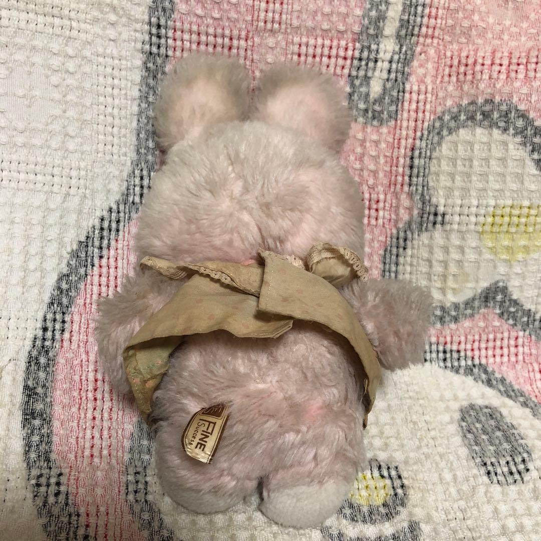 昭和レトロ ヴィンテージ 吉徳 YOSHITOKU うさぎ ぬいぐるみ 中古品