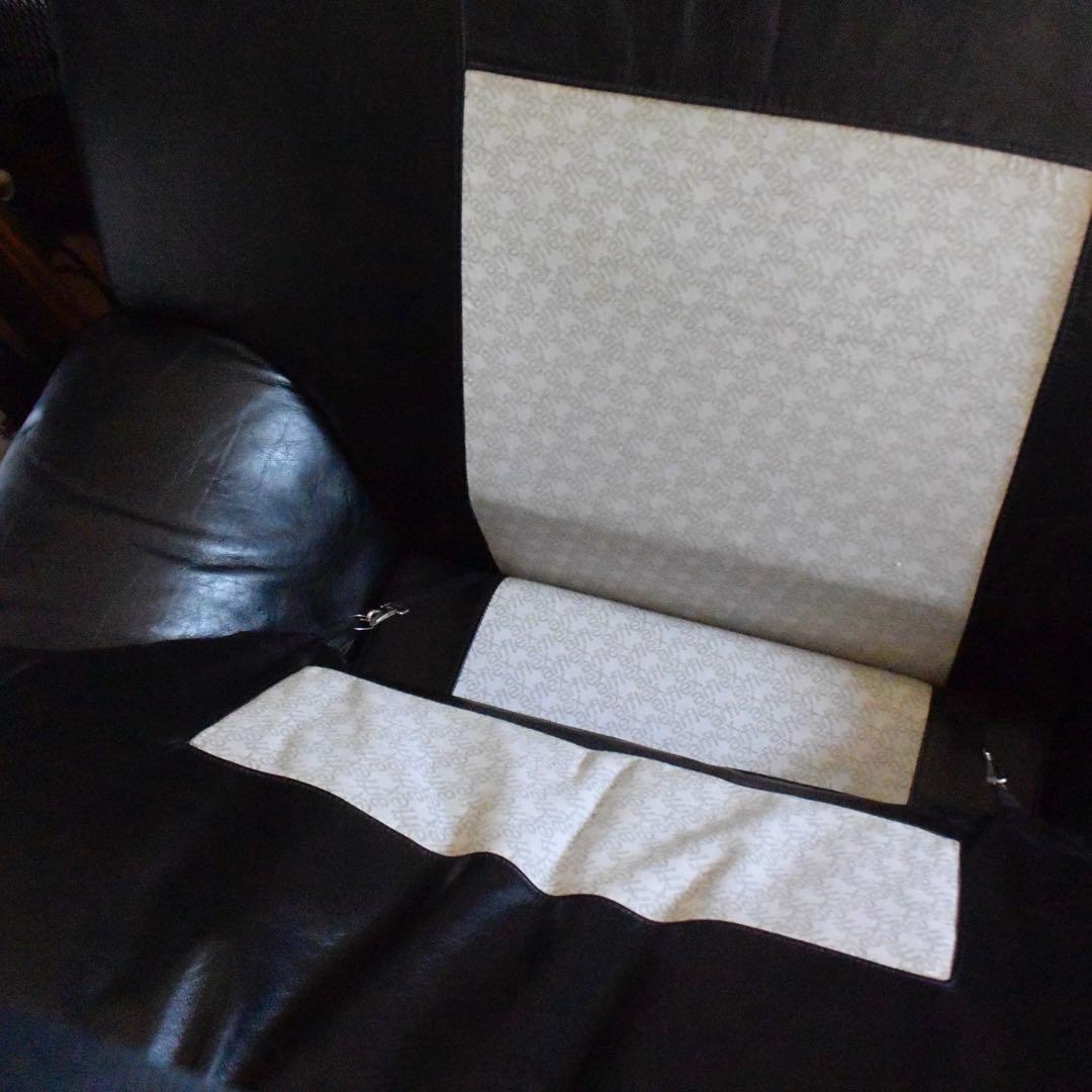 Arflex 黒 レザー ヴィンテージソファ