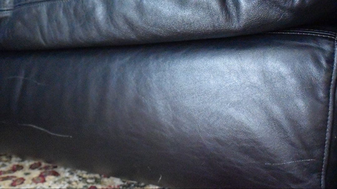 Arflex 黒 レザー ヴィンテージソファ