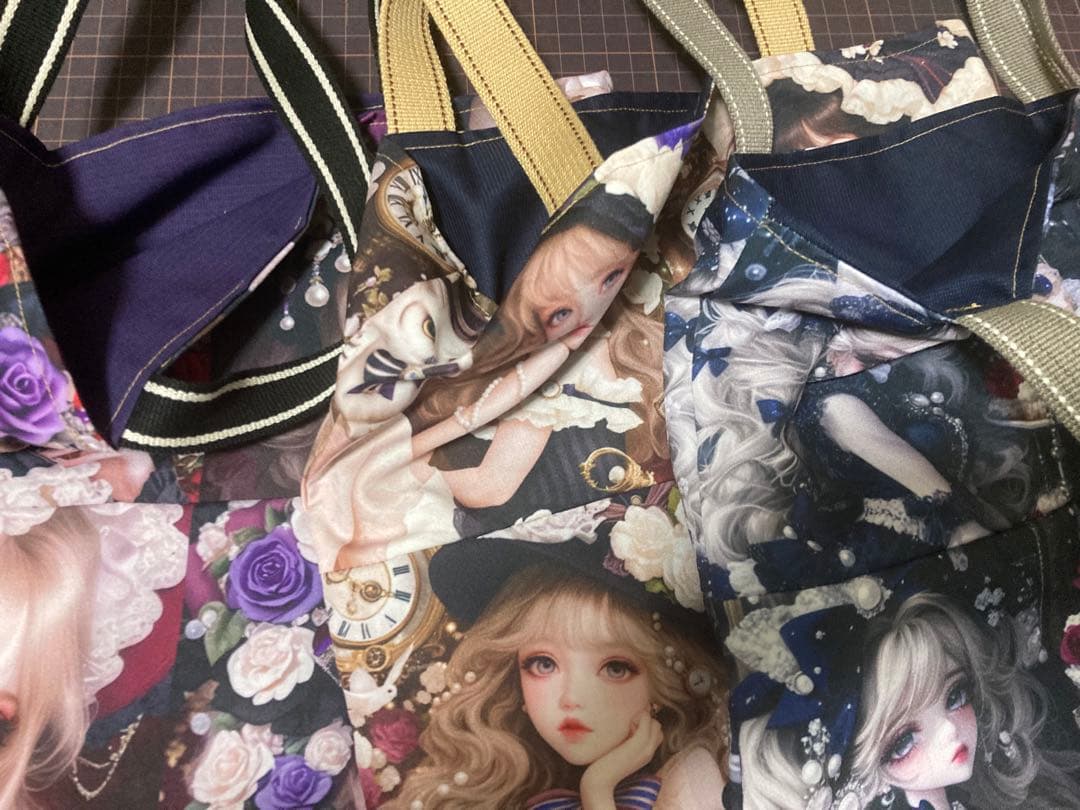 ハンドメイド　トートバッグ