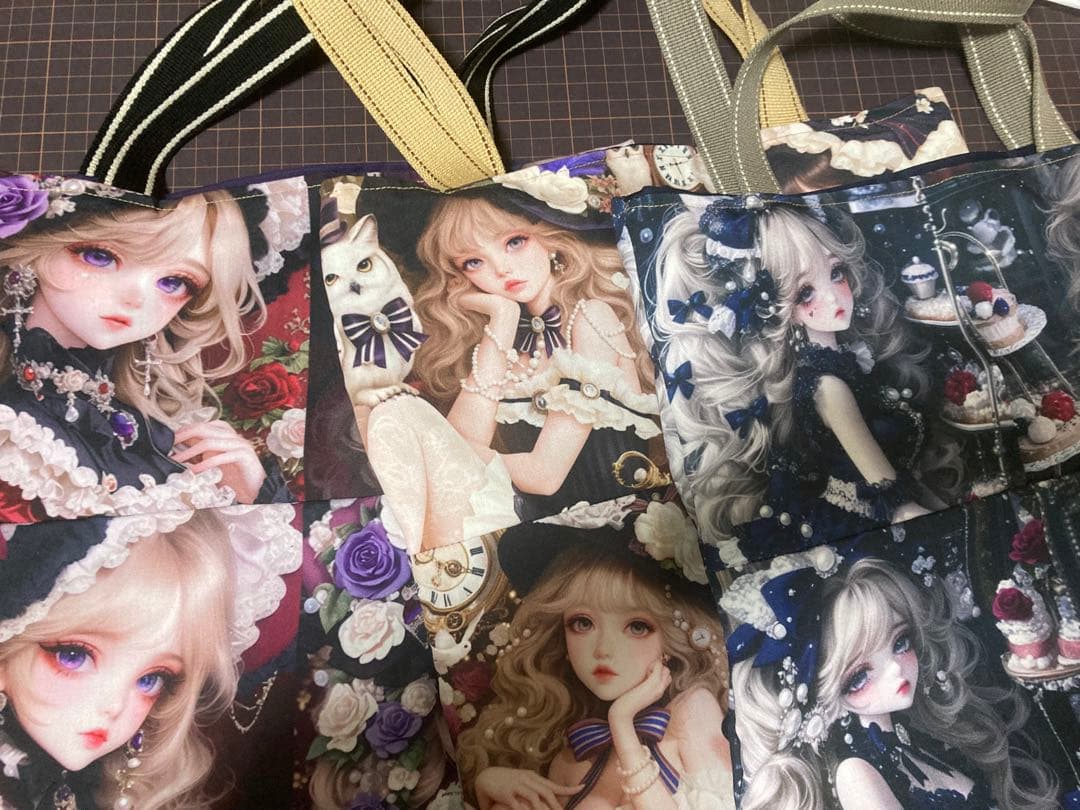 ハンドメイド　トートバッグ