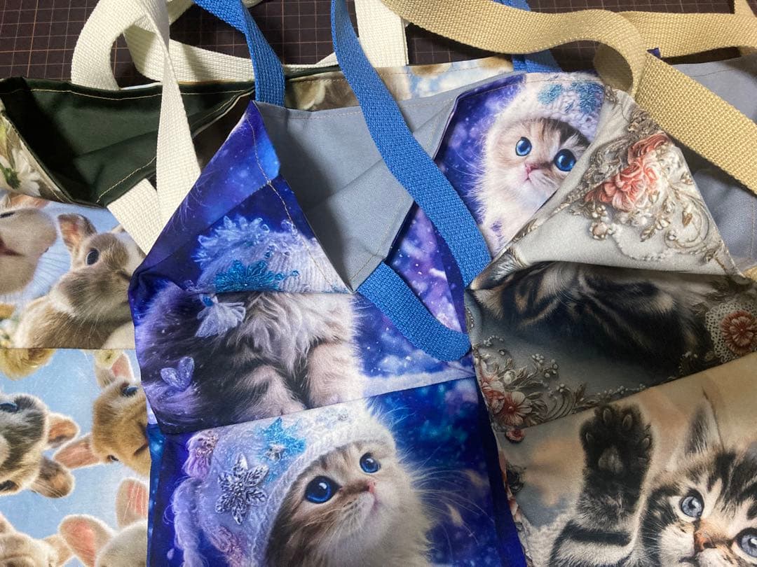 ハンドメイド　トートバッグ