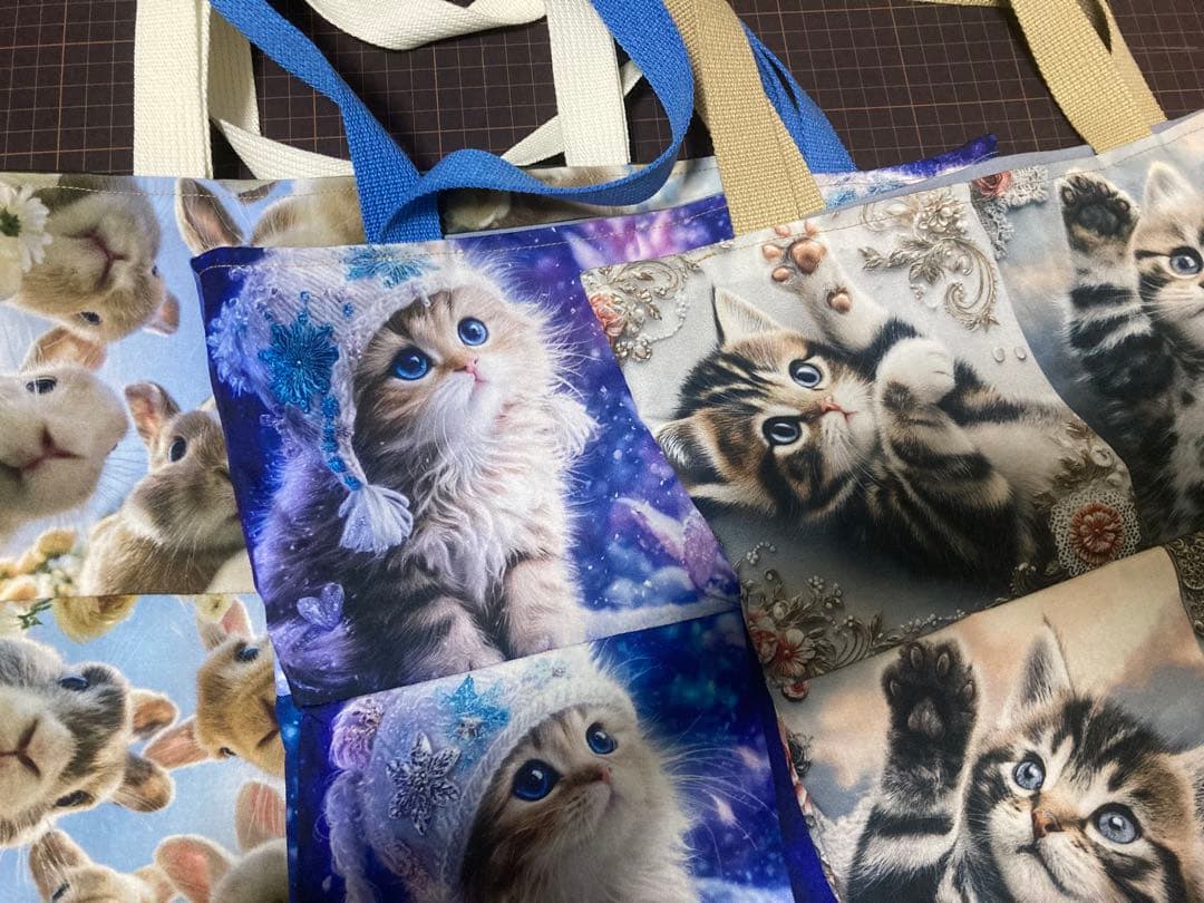ハンドメイド　トートバッグ