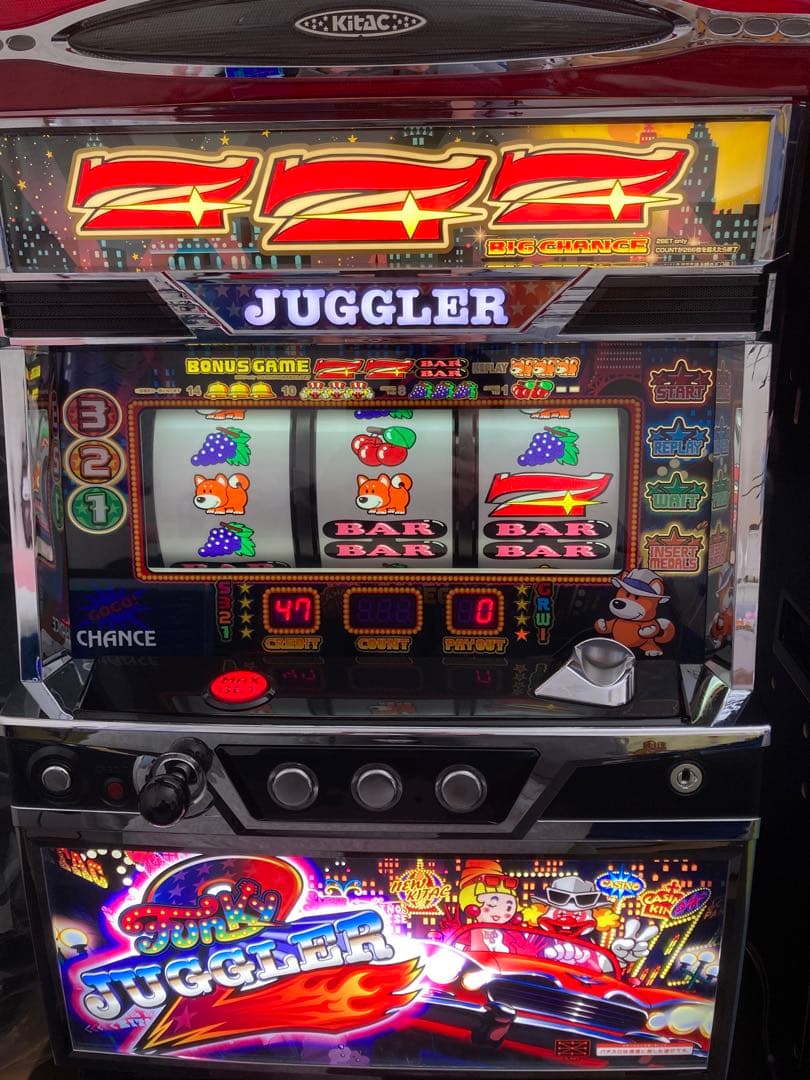 送料込み】データカウンター付き ファンキージャグラー2 実機