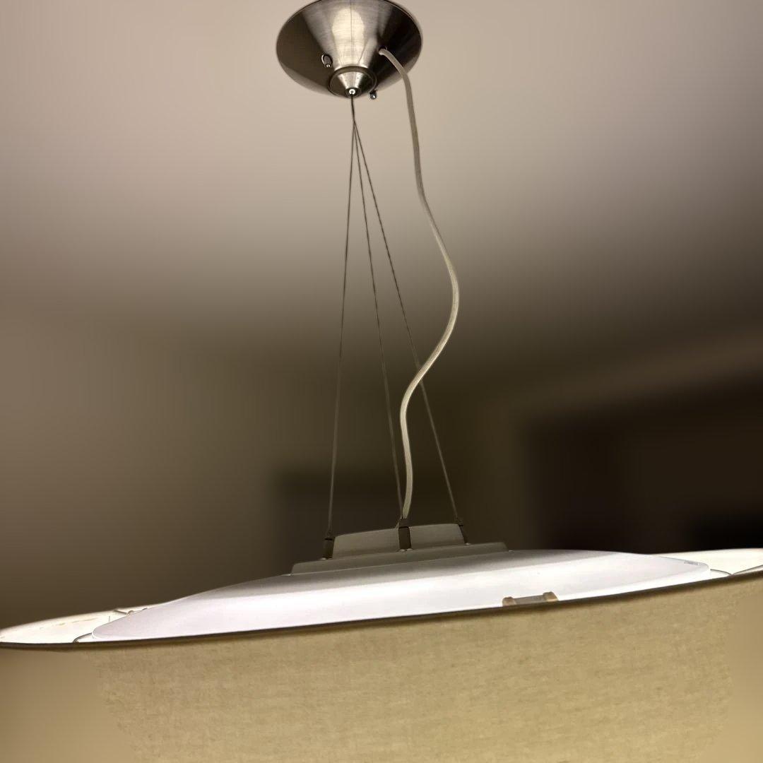 ベージュ 布製 ペンダントライト