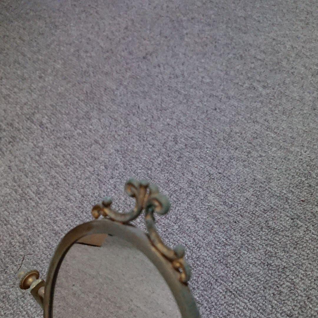 アンティーク オニキス 鏡  D