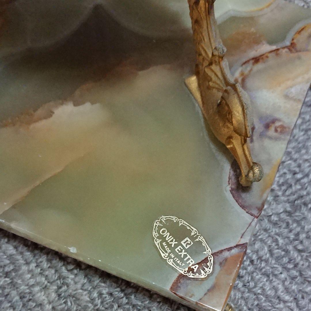 アンティーク オニキス 鏡  D