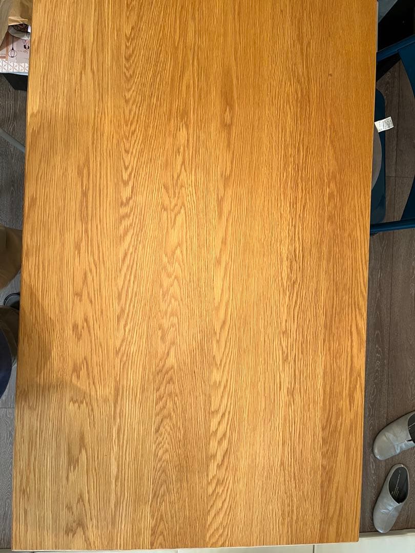 【無印良品】　折りたたみテーブル・幅１２０ｃｍ・オーク材