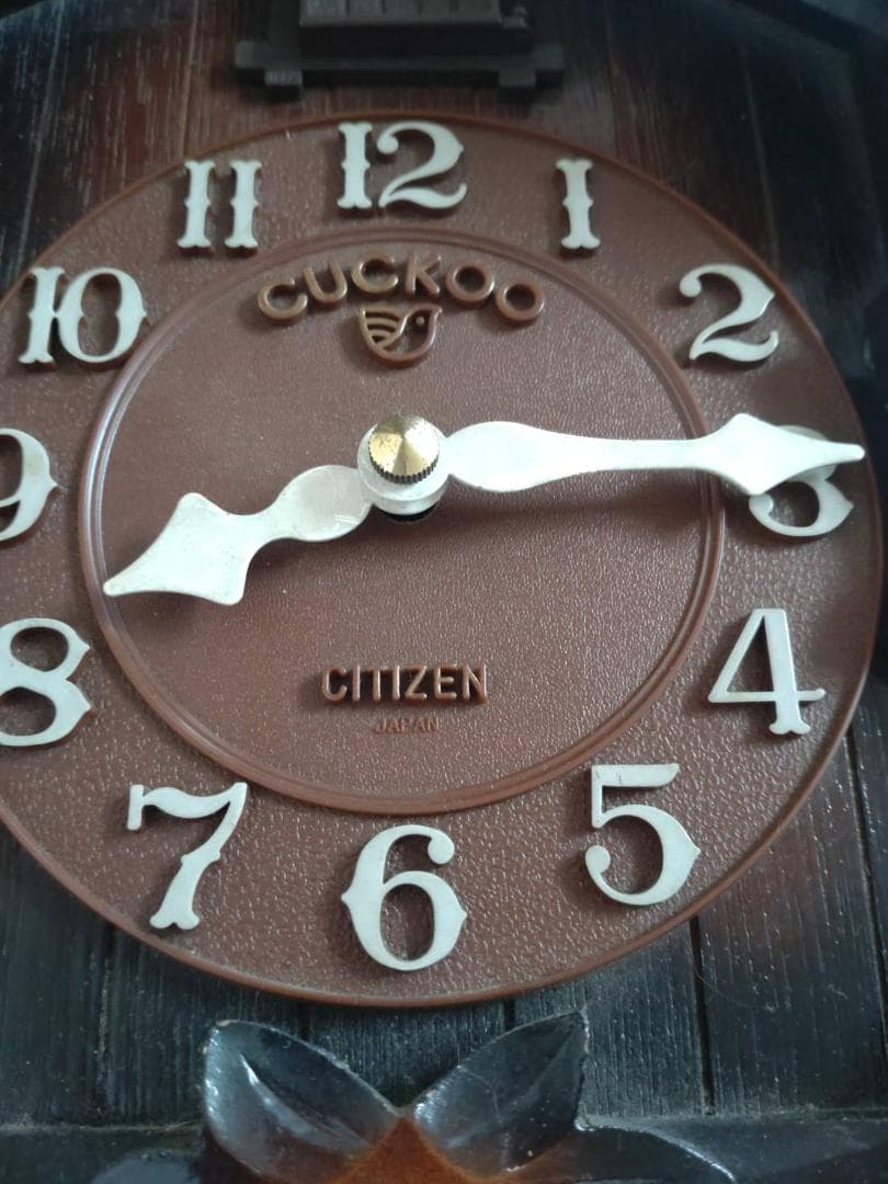 【ジャンク品】シチズン　鳩時計　CITIZEN　訳アリ　昭和レトロ　アンティーク