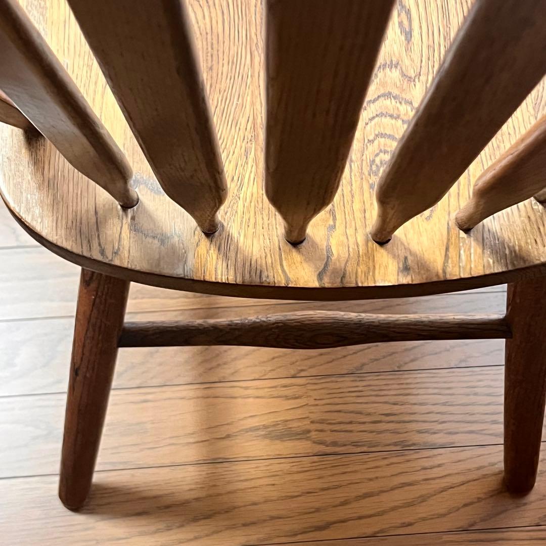 みっちゃん　木製ウッド ウィンザーチェア スラットバックチェア①