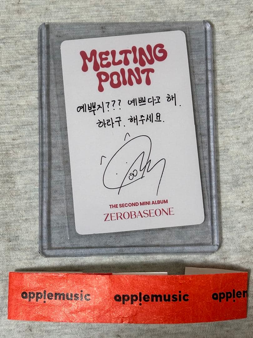 ZEROBASEONE ゴヌク ポカ トレカ サイン 対面ペンサ - メルカリ