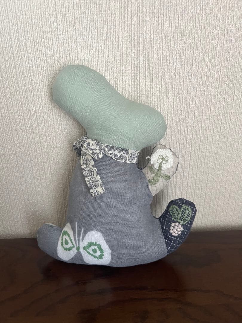 ミナペルホネン　うさぎ　ぬいぐるみ　ハンドメイド　ライトベリー　choucho