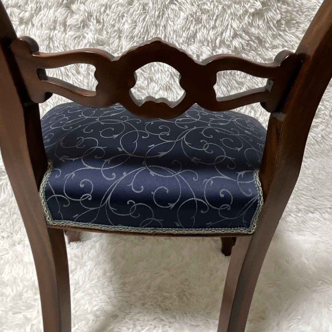 極美品　バルーンバッグ　アンティークチェア　猫脚 　マホガニー　高級　椅子　イス