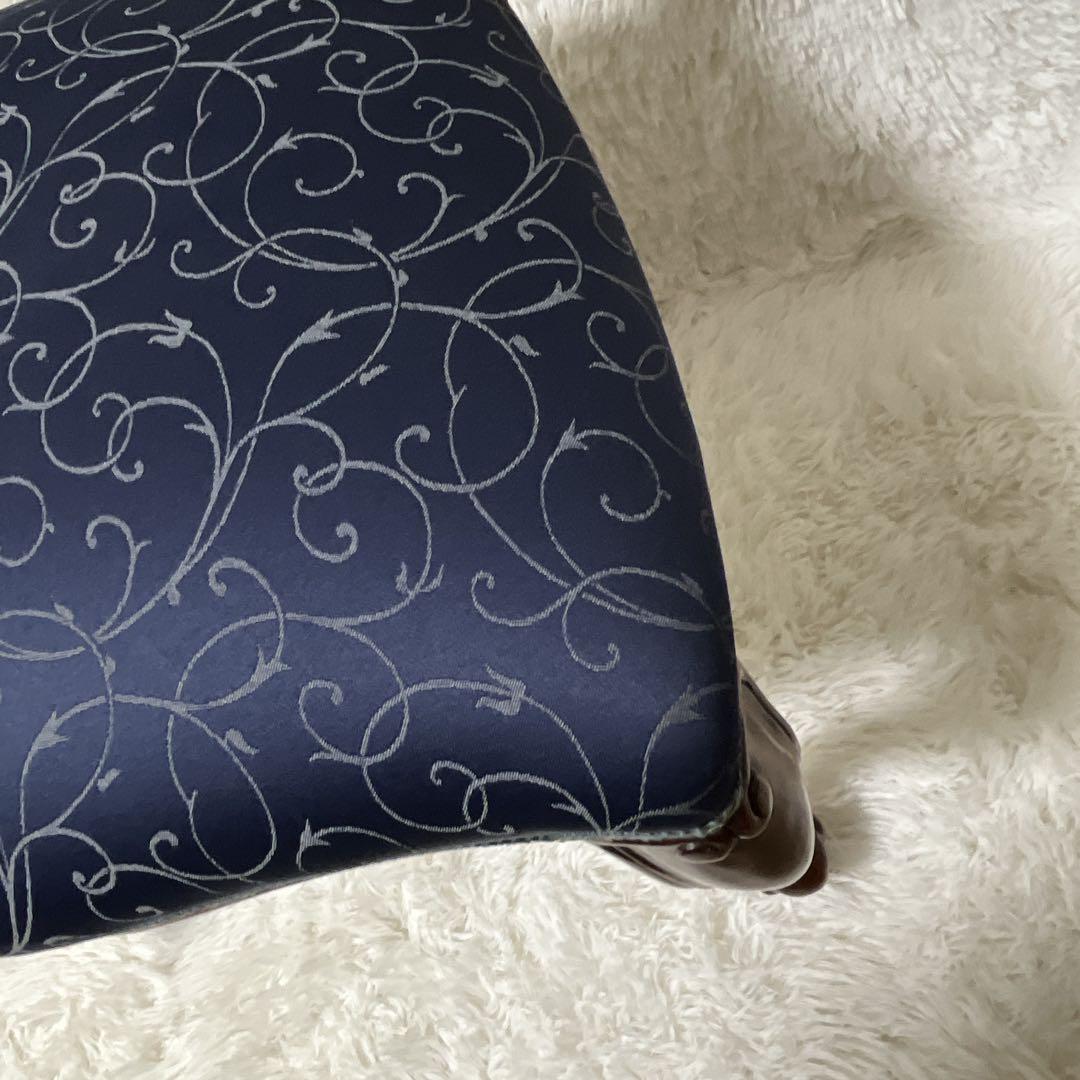 極美品　バルーンバッグ　アンティークチェア　猫脚 　マホガニー　高級　椅子　イス