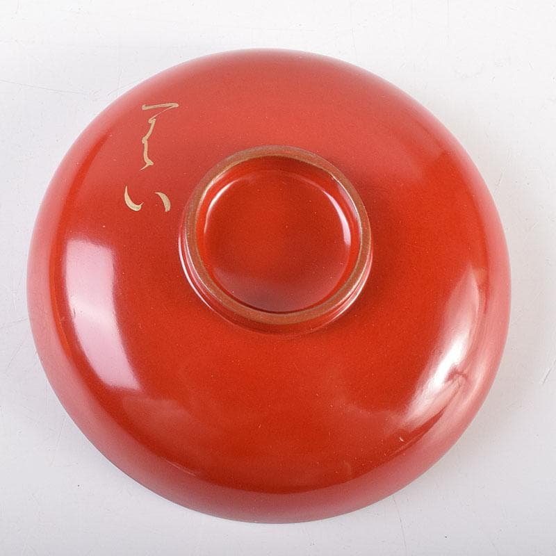 漆塗　金蒔絵　六歌仙　盃　6客　時代箱　二重箱　M　6979