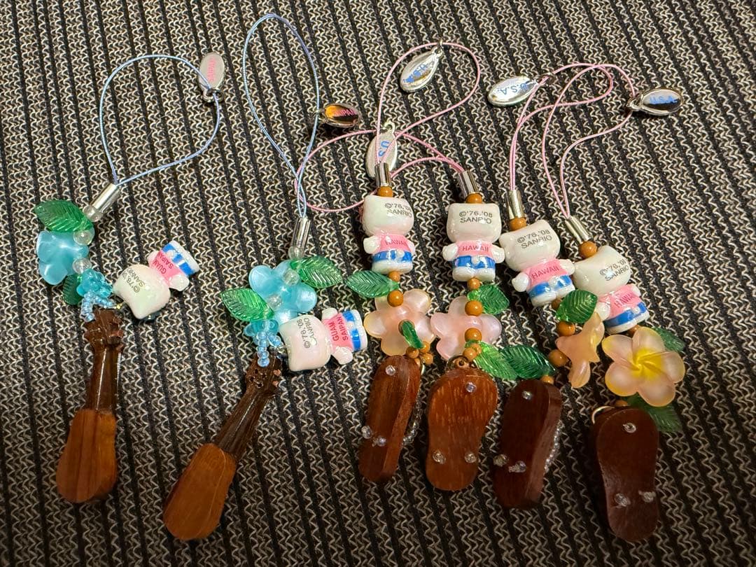 レア 限定白キテイkitty 根付けストラップ ABCstore