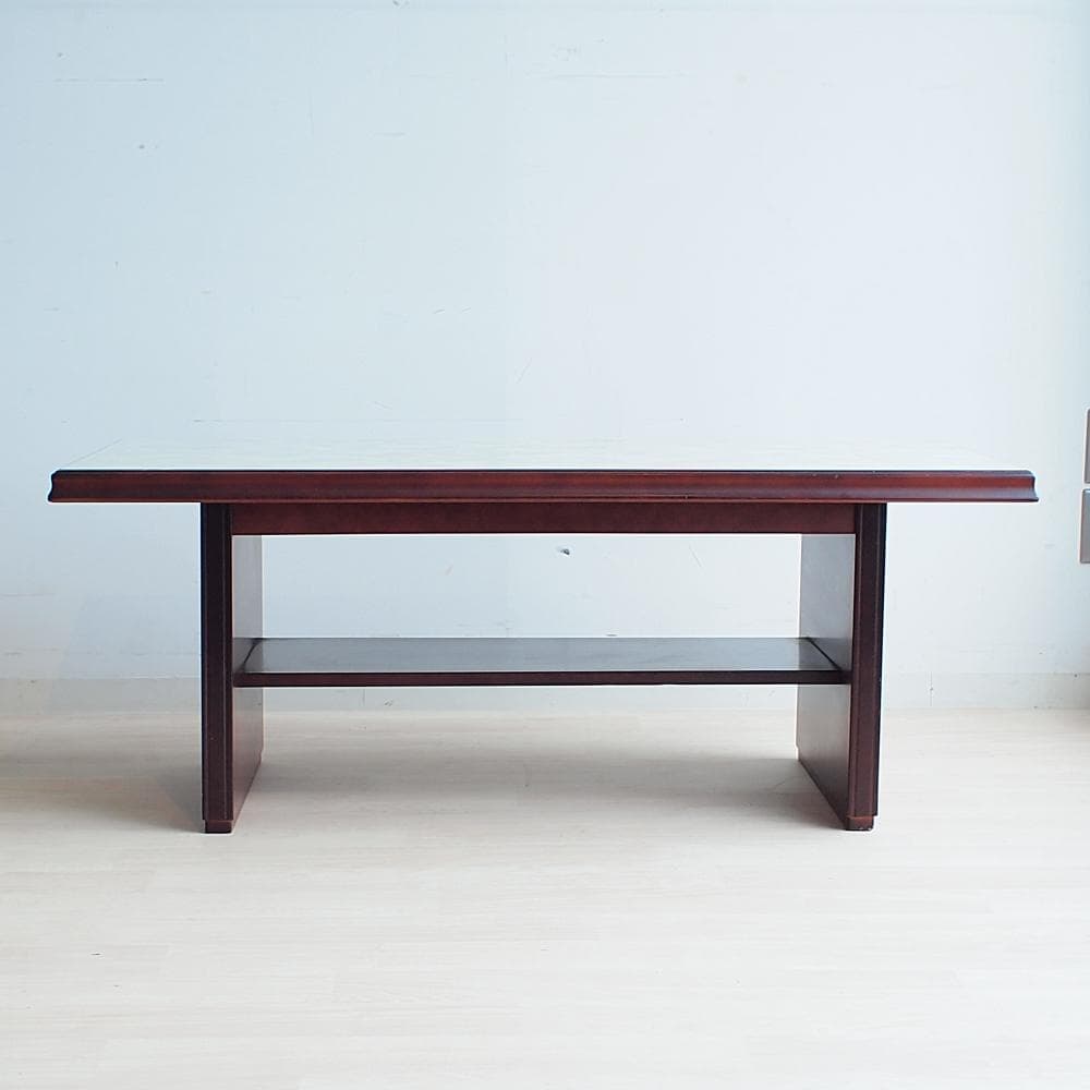 レトロ ローテーブル 120cm 天板大理石調