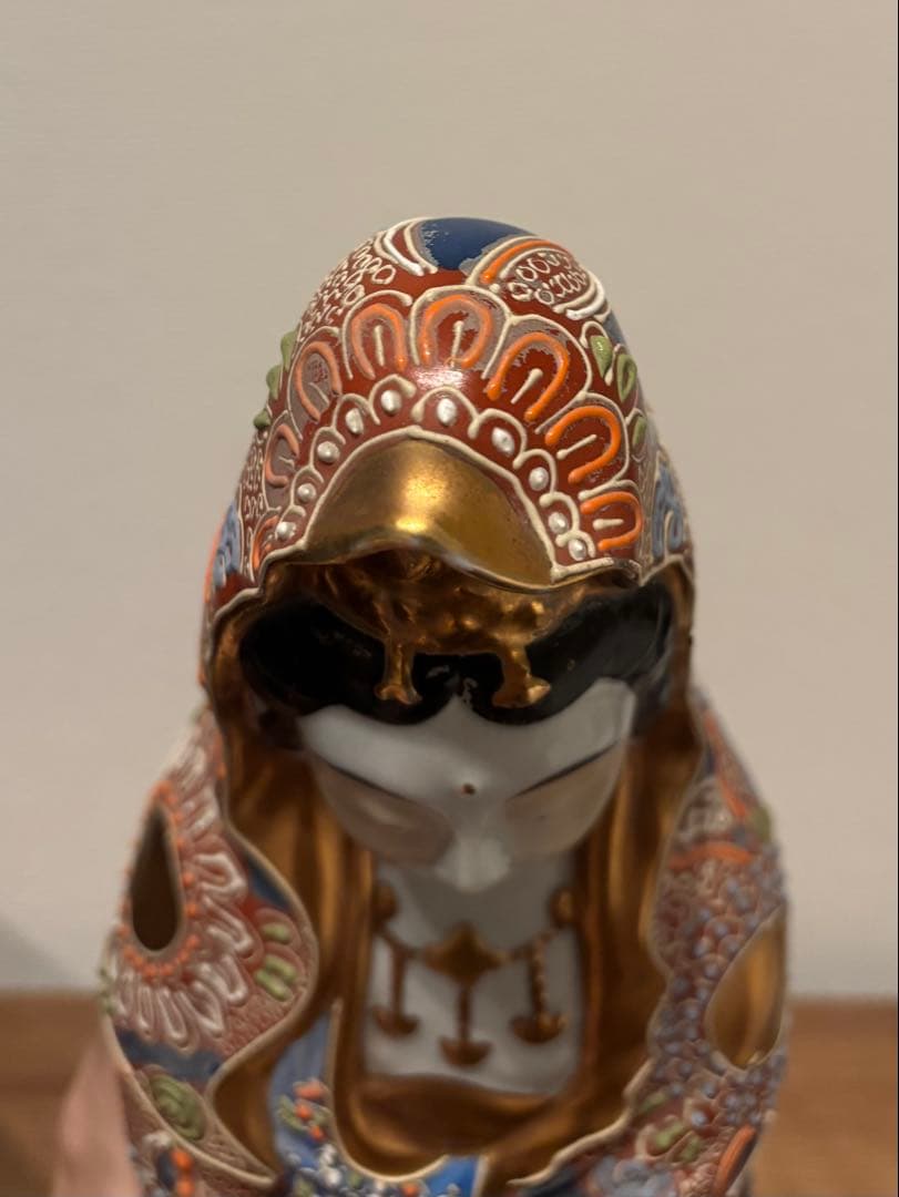 九谷焼 観音様 観音菩薩像 慈母観音 観音様置物 - メルカリ