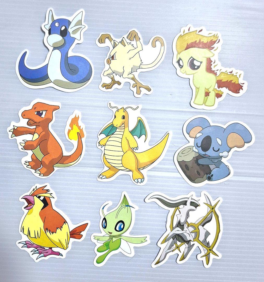 ポケモン ステッカー まとめ売り 9枚 【39】 - メルカリ