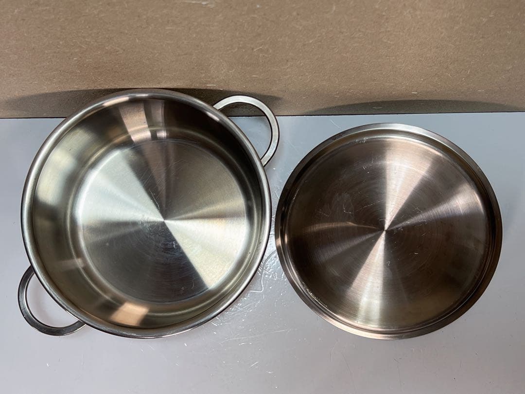 スプリング GL クリスタル 3.7L 20cm ソースパン、中古品、状態良好