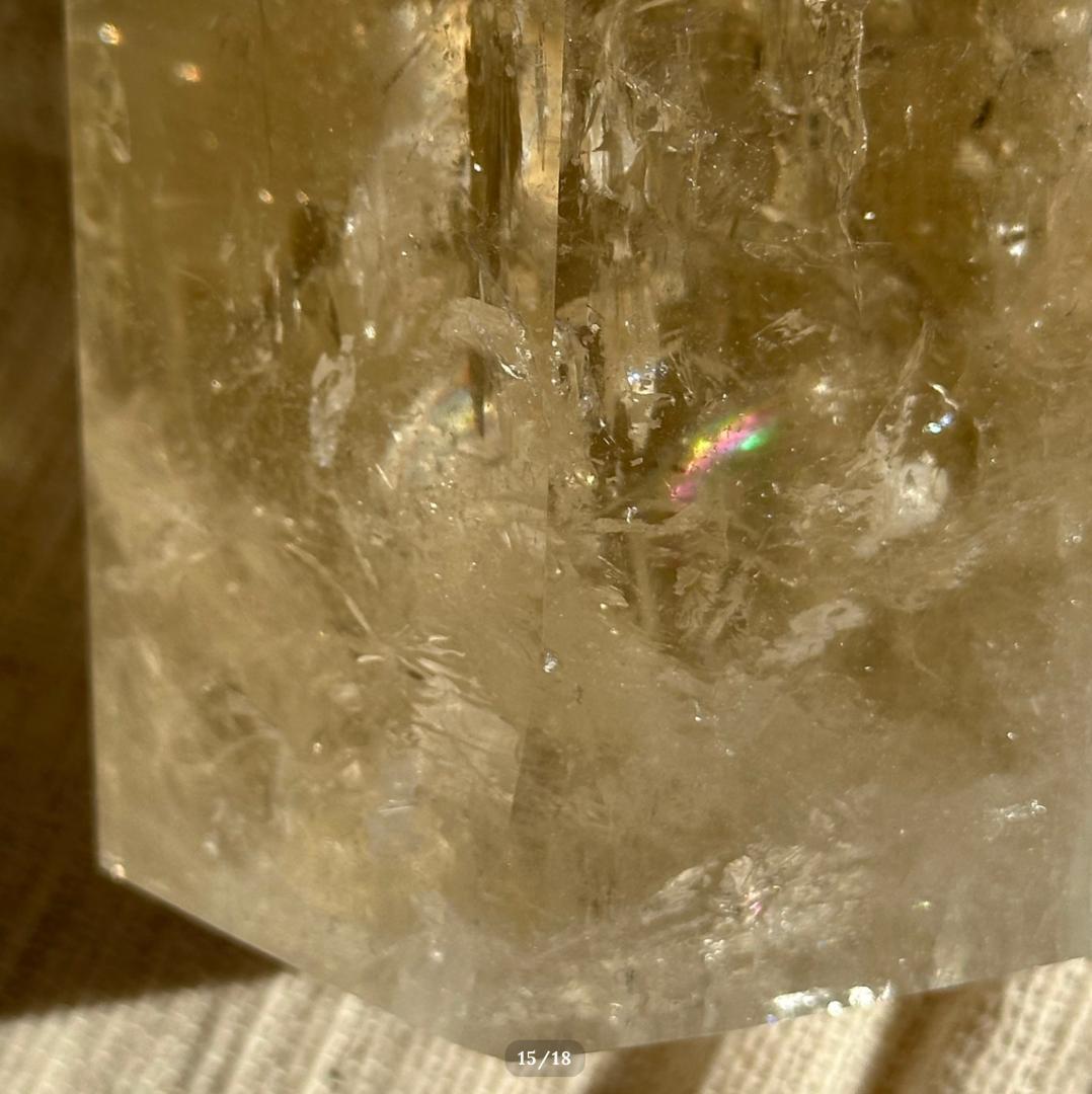 1.9kg 非加熱【シトリン】 天然 シトリン BIG ポイント ブラジル産